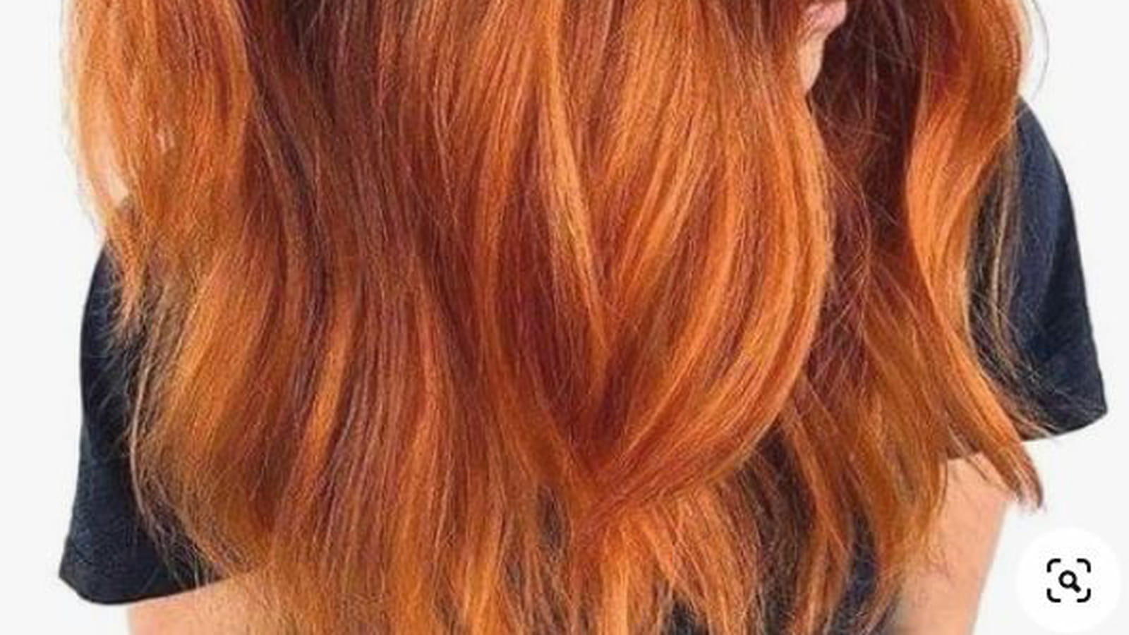Ombre hair roux