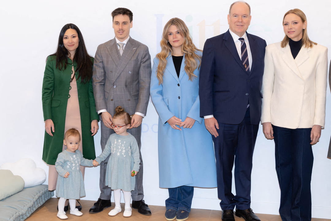 Louis and Marie Ducruet reveal the faces of their little daughters: Charlene, Albert, Stéphanie from Monaco present to support them Louis and Marie Ducruet reveal the faces of their little daughters: Charlene, Albert, Stéphanie from Monaco present to support them