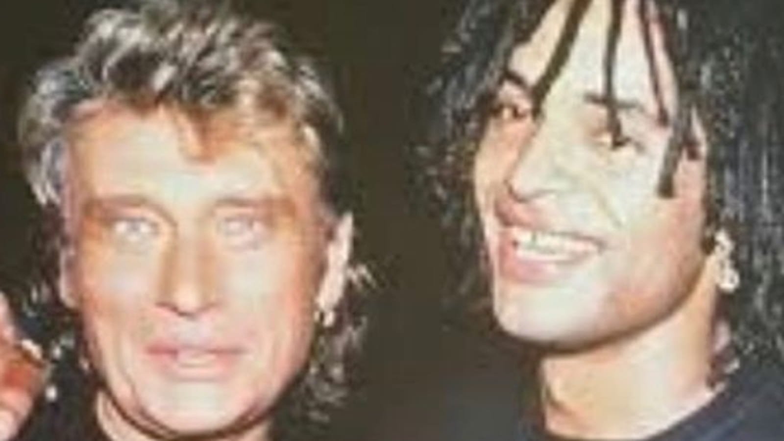 Johnny Hallyday et Yannick Noah