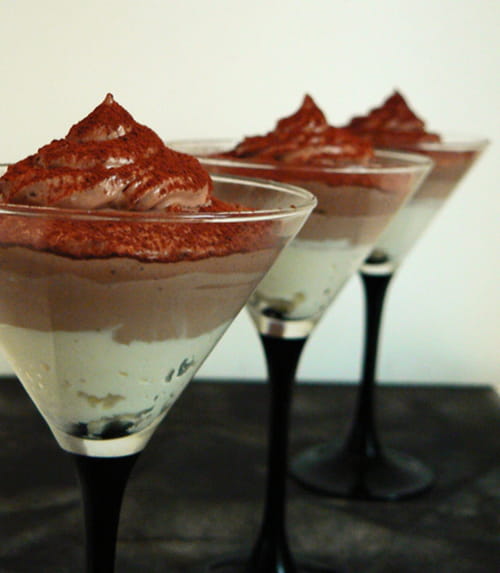 Coupe aux trois chocolats