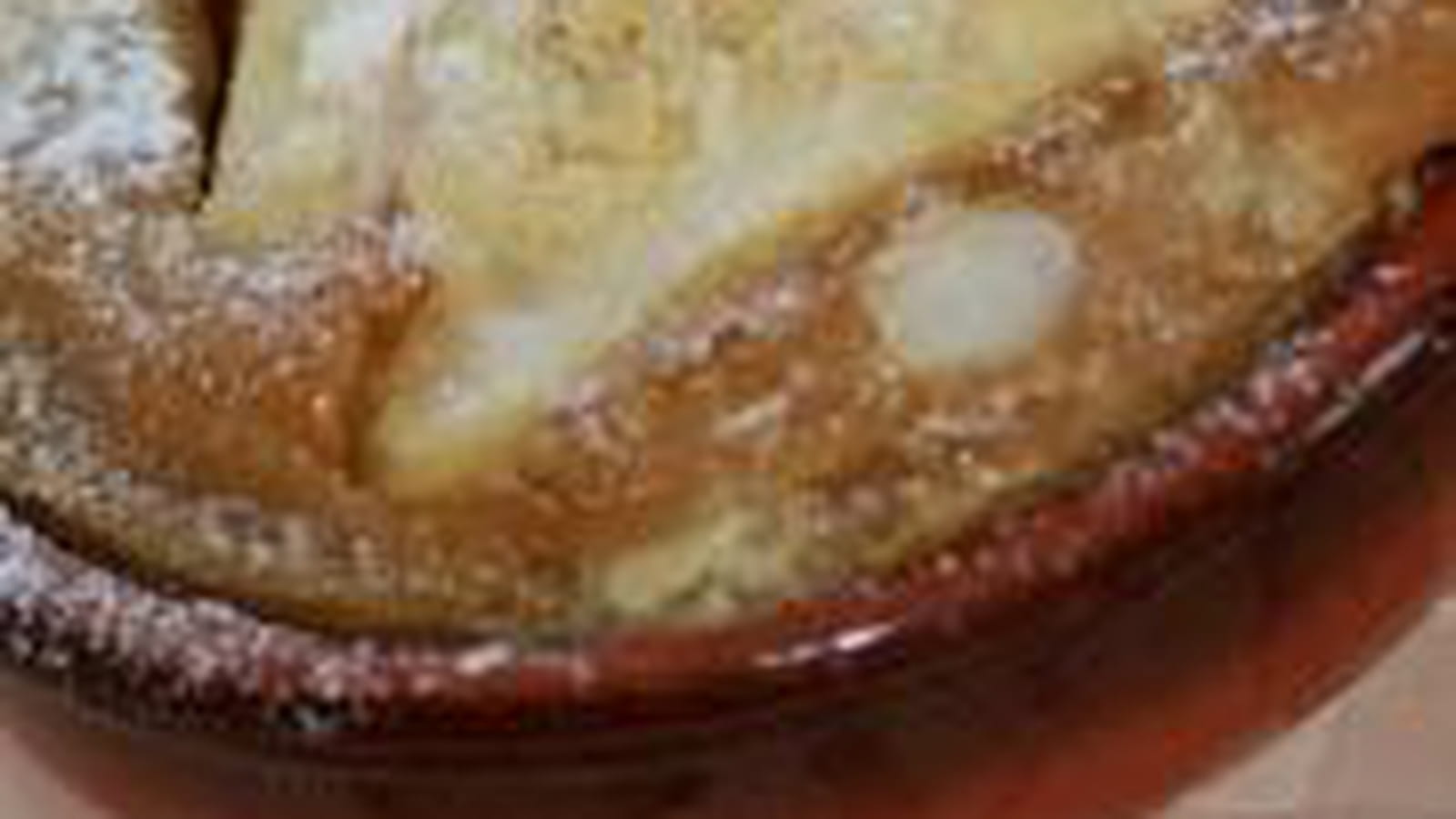 Clafoutis crumble poire réglisse