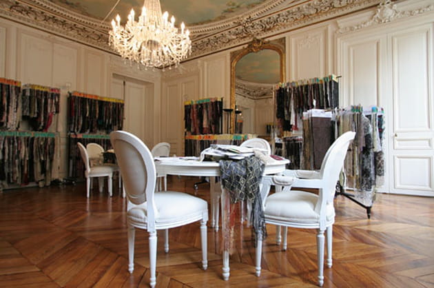 Le showroom de dentelle Solstiss
