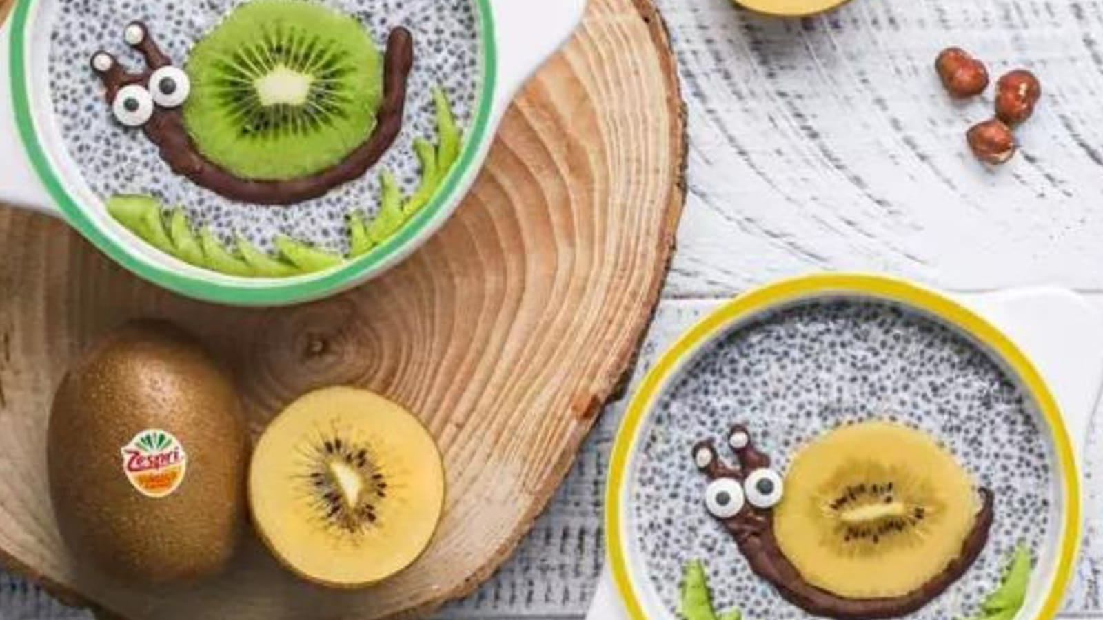 Pudding chia, kiwi et coco