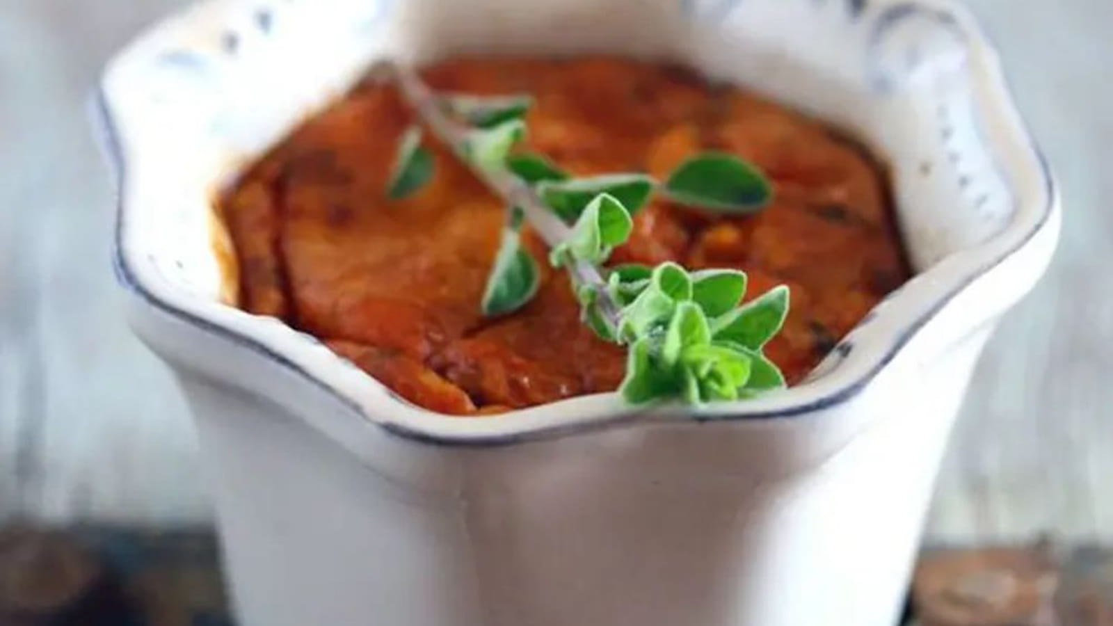 Flan d'aubergines et tomates à la provençale