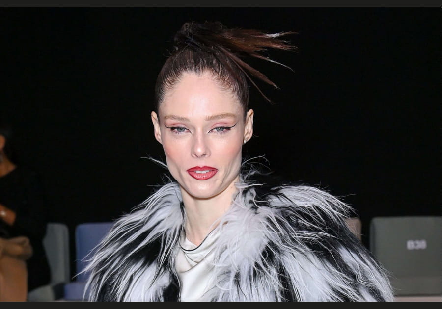 Le chignon sculptural de Coco Rocha