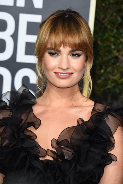 Frange de star&nbsp;: Lily James avec frange