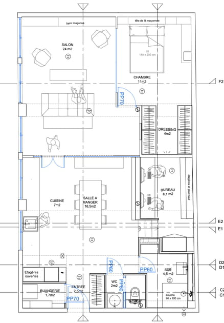 Le plan apr&egrave;s travaux