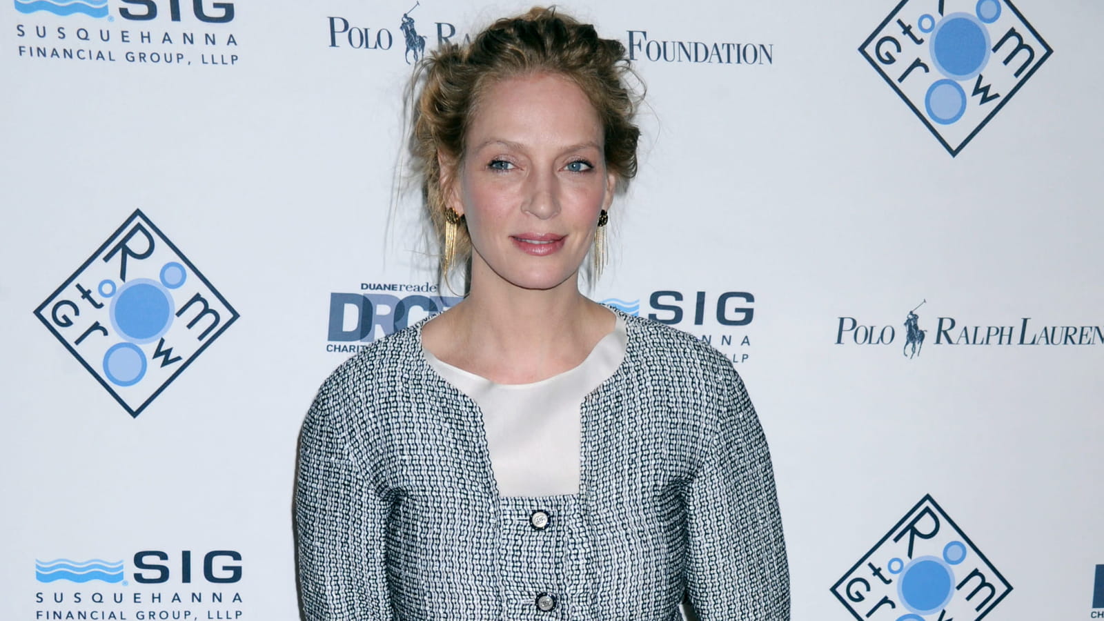 Uma Thurman le 8 avril 2014