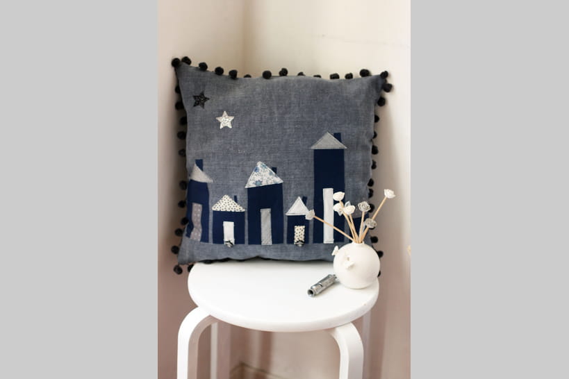 Un Coussin Deco En Patchwork A Faire Soi Meme