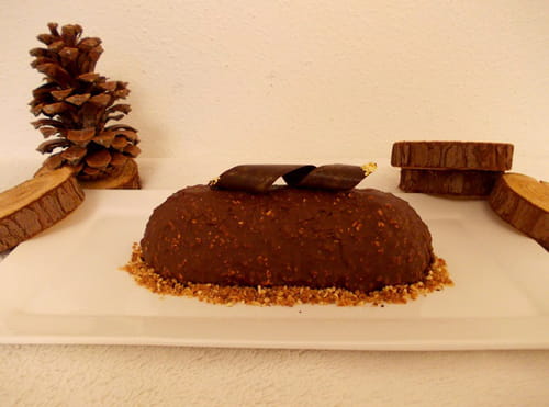 Entremets Dulcey praliné noisette façon rocher