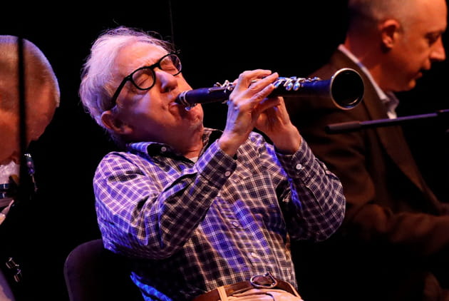 Woody Allen en transe avec sa clarinette