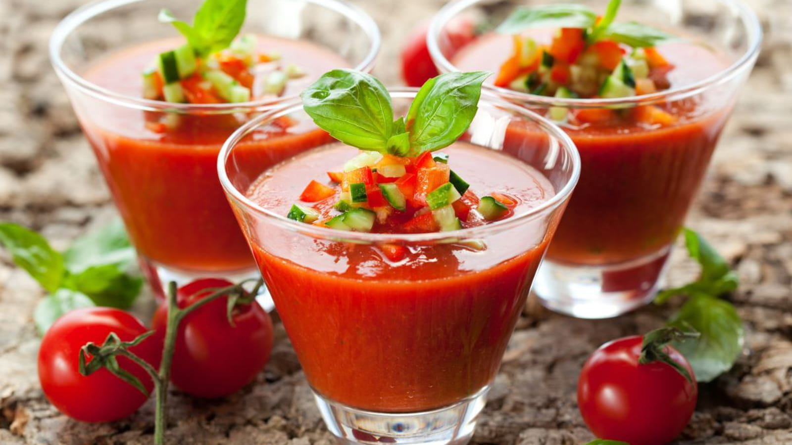 Shot de gaspacho