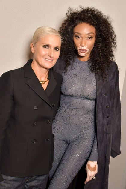 Maria Grazia Chiuri et Winnie Harlow