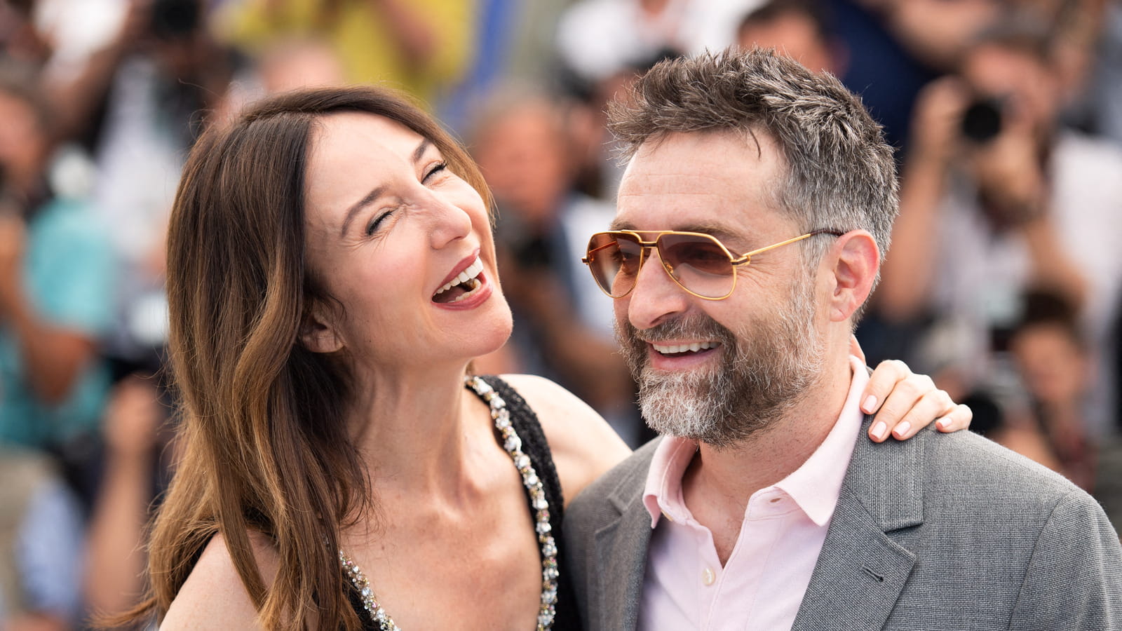 Elsa Zylberstein et Mathieu Demy