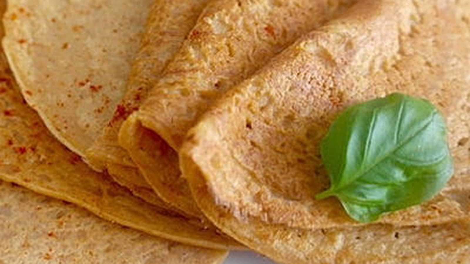 Crêpes sans gluten aux pois chiches