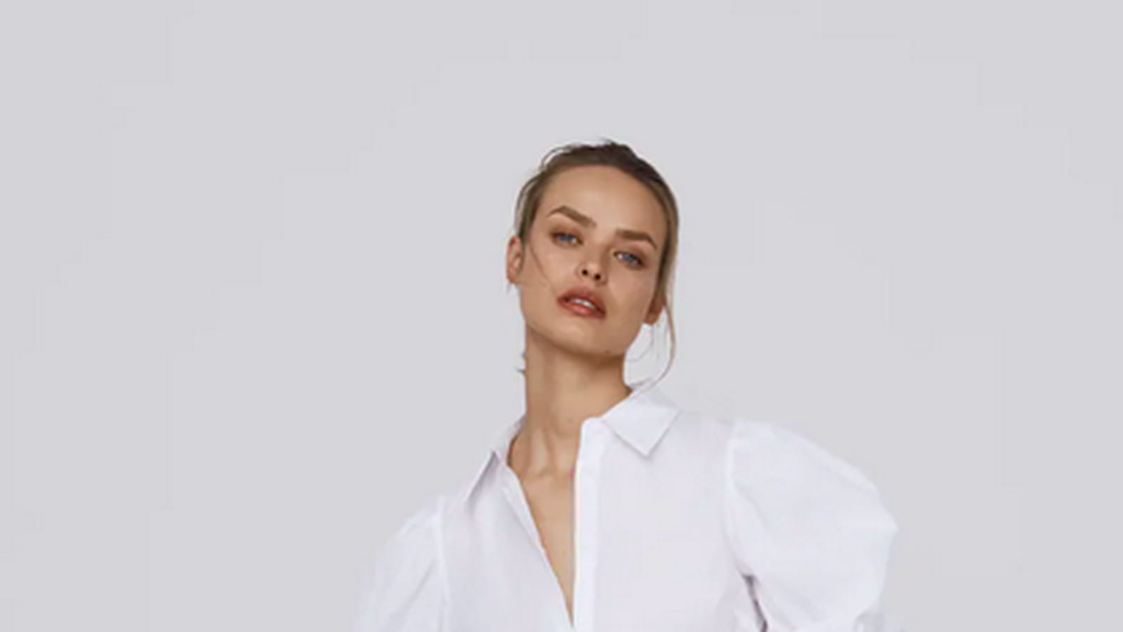 Blouse en popeline Zara