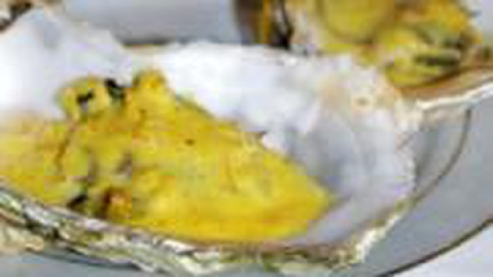 Huîtres chaudes au champagne