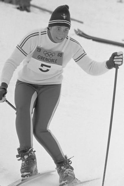 La skieuse Marielle Goitschel en 1968