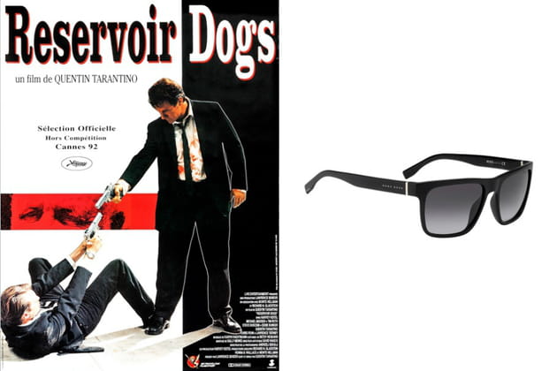 Des lunettes de soleil noires comme la bande de "Reservoir Dogs"