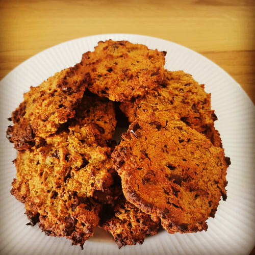 Cookies à la patate douce et aux pépites de chocolat