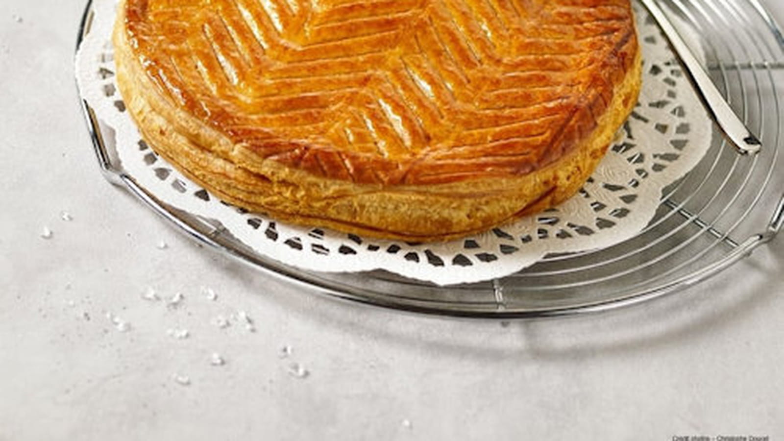 Galette aux crèmes frangipane et pâtissière