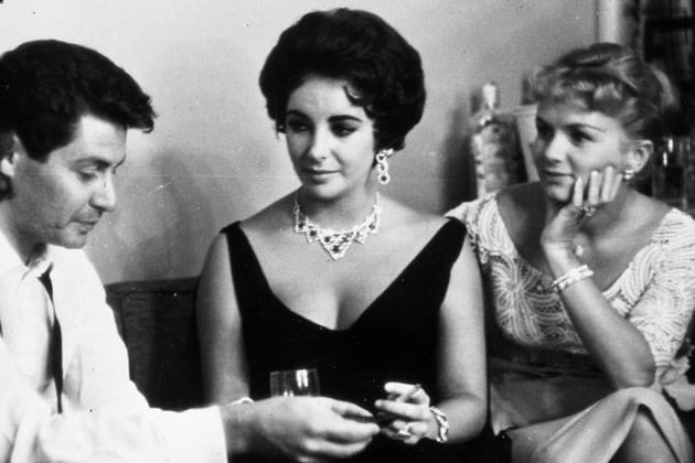 Avec Elizabeth Taylor