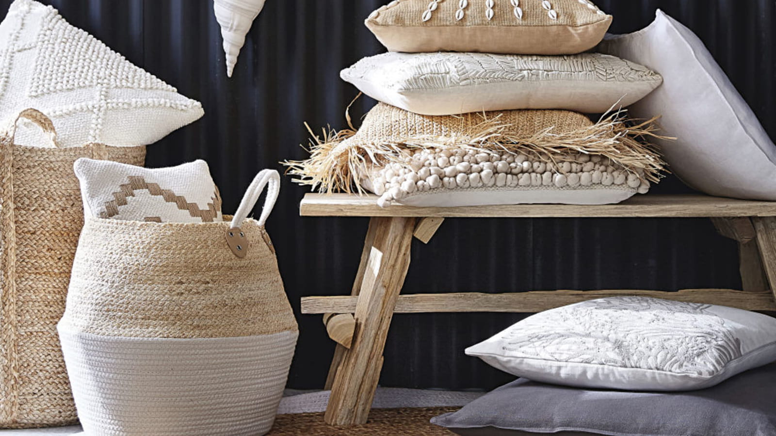 Panier bicolore Maisons du Monde