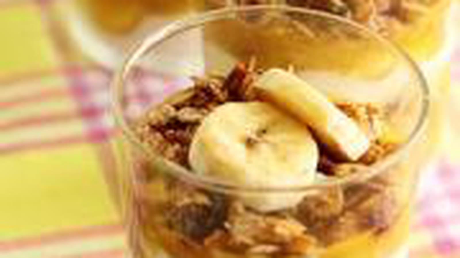 Muesli, coco et banane