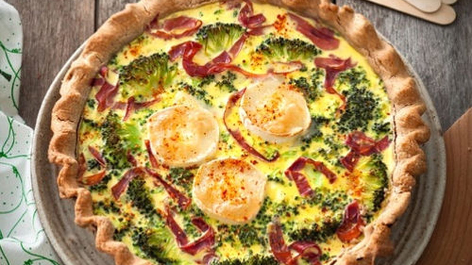 Tarte fromage frais-brocoli