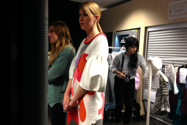 Les mannequins se concentrent