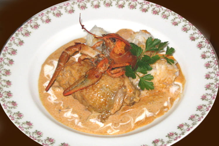 Recette Poulet Aux Ecrevisses Carnet De Julie