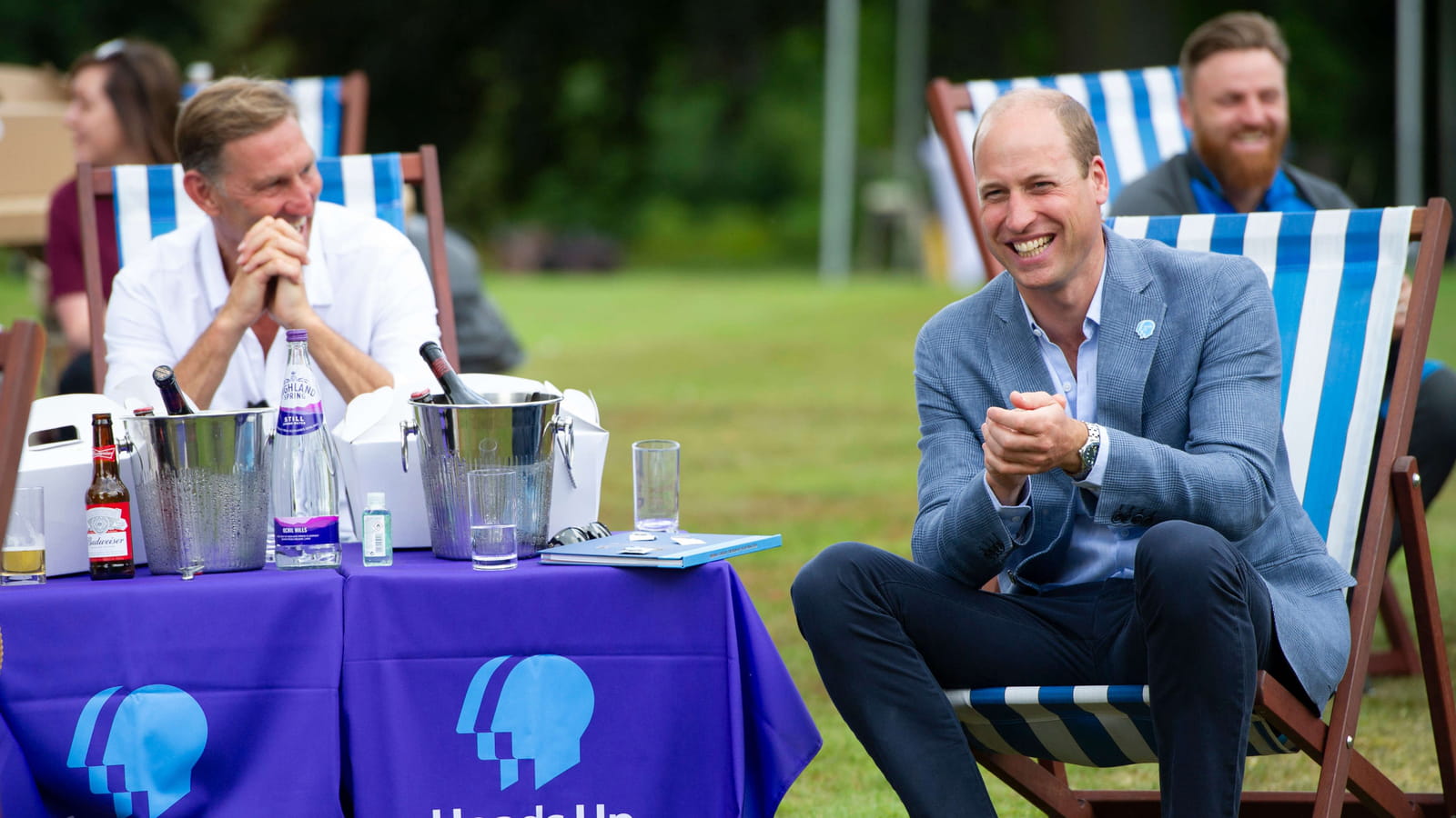 Tony Adams et le prince William