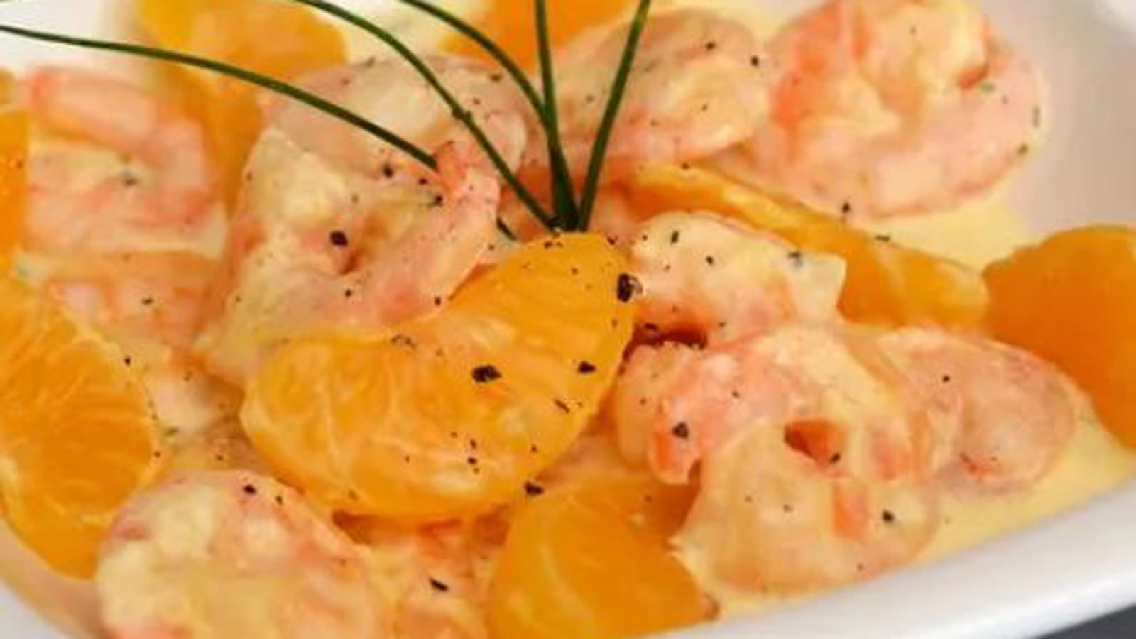 Scampis aux mandarines