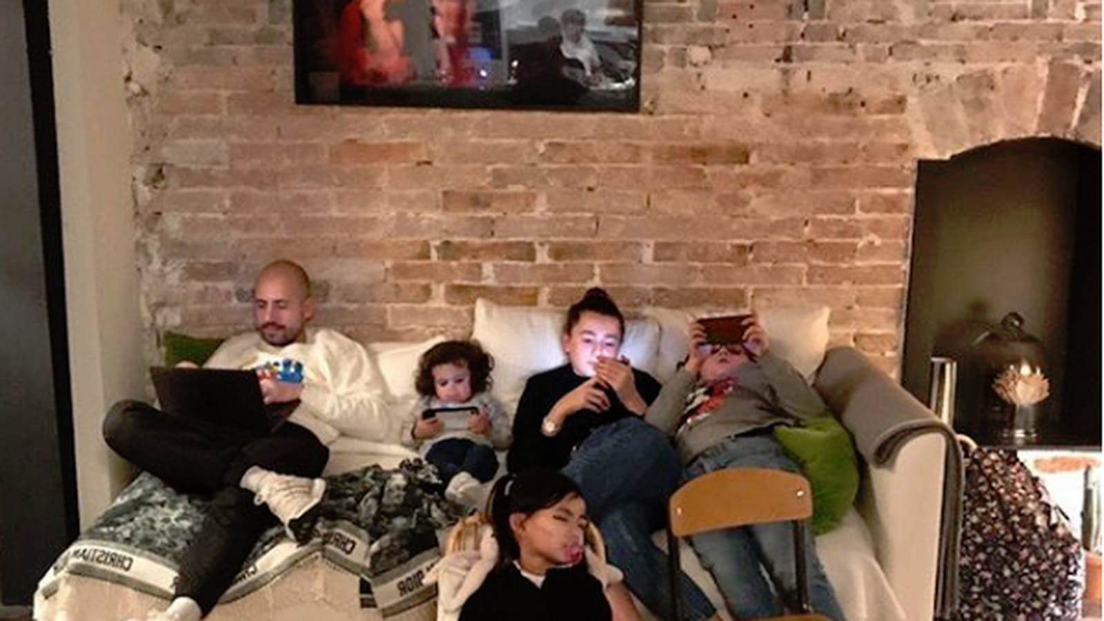 Mademoiselle Agnès, son mari et ses enfants