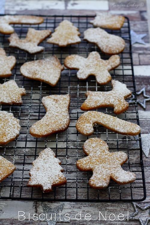 Biscuits aux épices de Noël et au miel