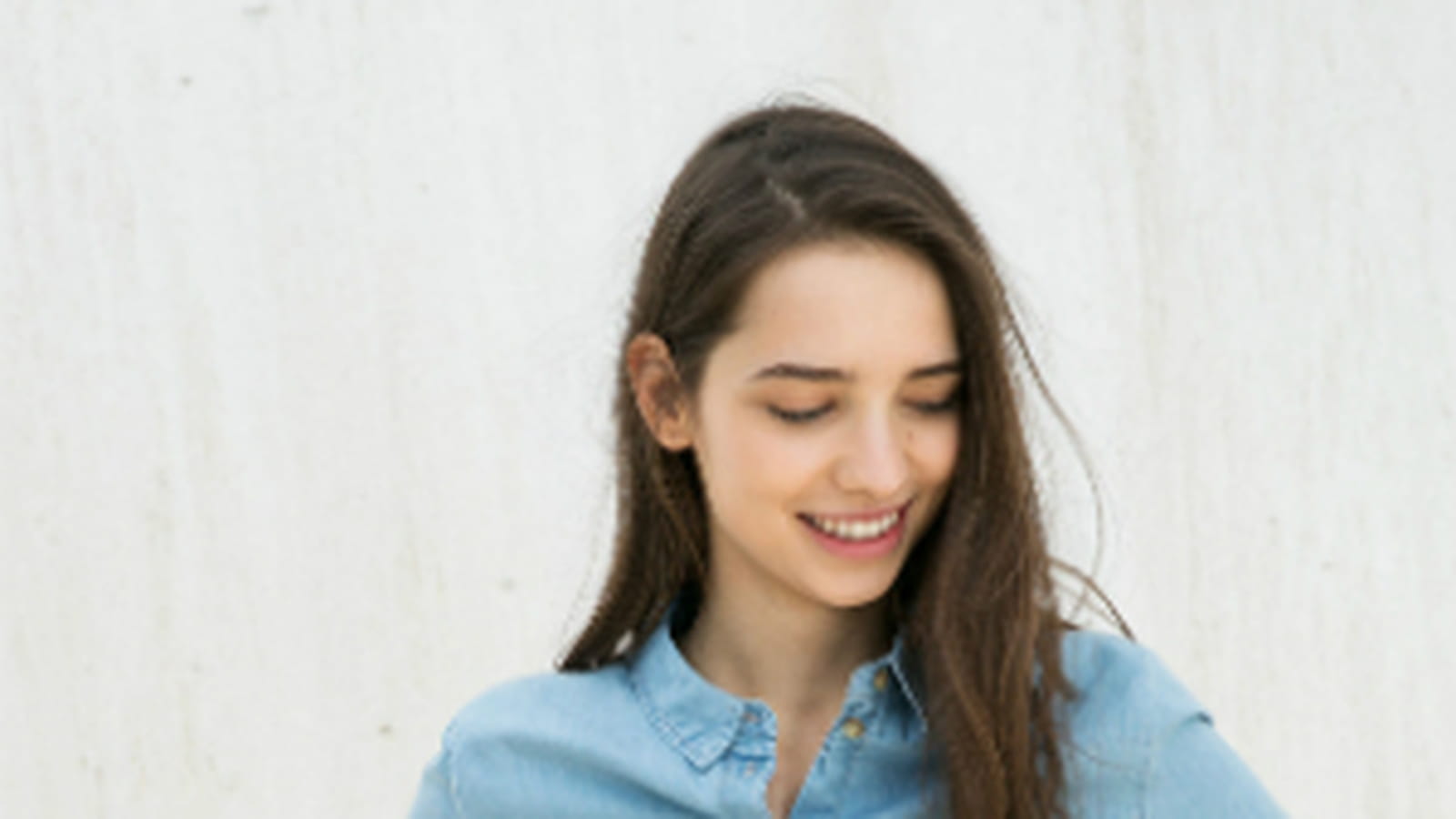 Chemise en jean Bershka