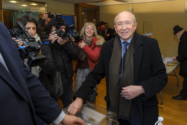 Gérard Collomb, confiant pour les élections lyonnaises