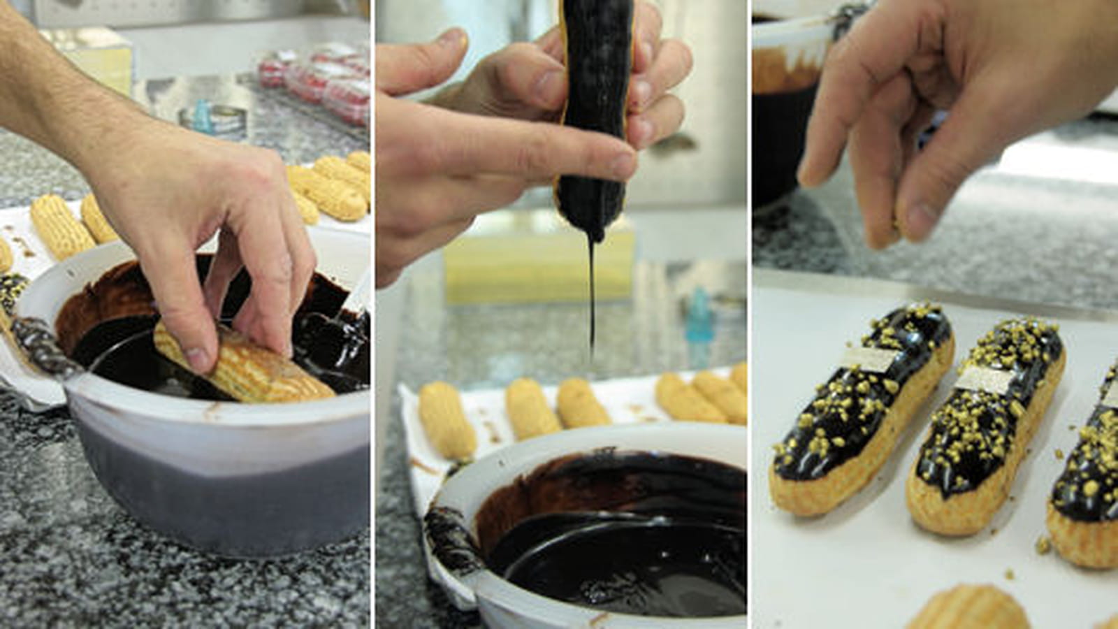 La fabrication des éclairs