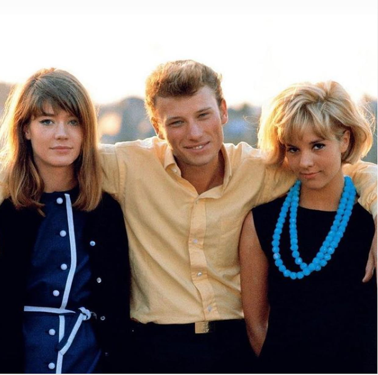 Photo D'Époque Françoise Hardy & Johnny Hallyday – 1964 – Tirage Neuf