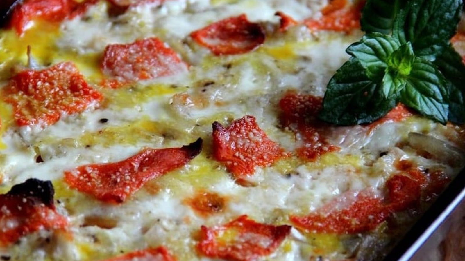 Gratin de potiron aux oeufs