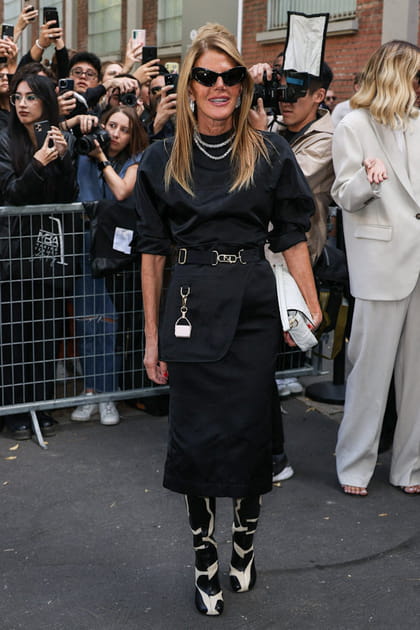 Anna Dello Russo au d&eacute;fil&eacute; Fendi