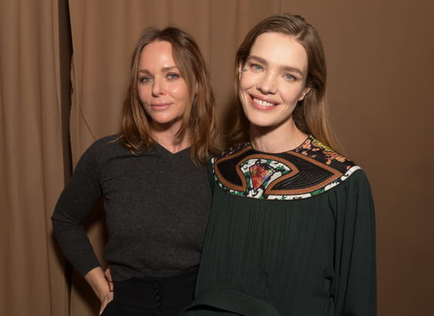 Natalia Vodianova et Stella McCartney au d&eacute;fil&eacute; McCarteny