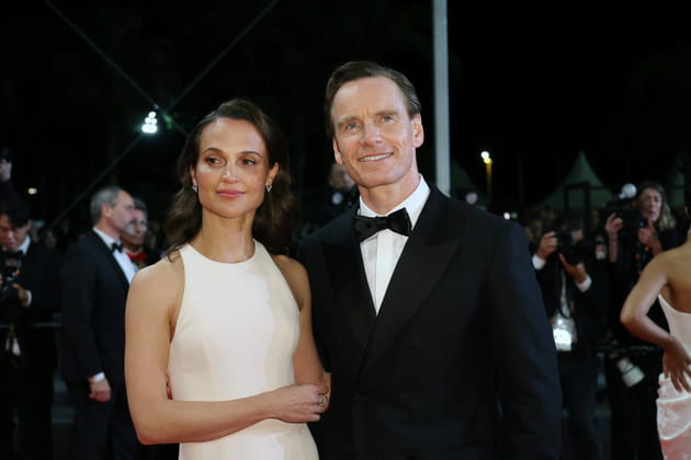 Festival de Cannes&nbsp;: Michael Fassbander et Alicia Vikander posent en amoureux