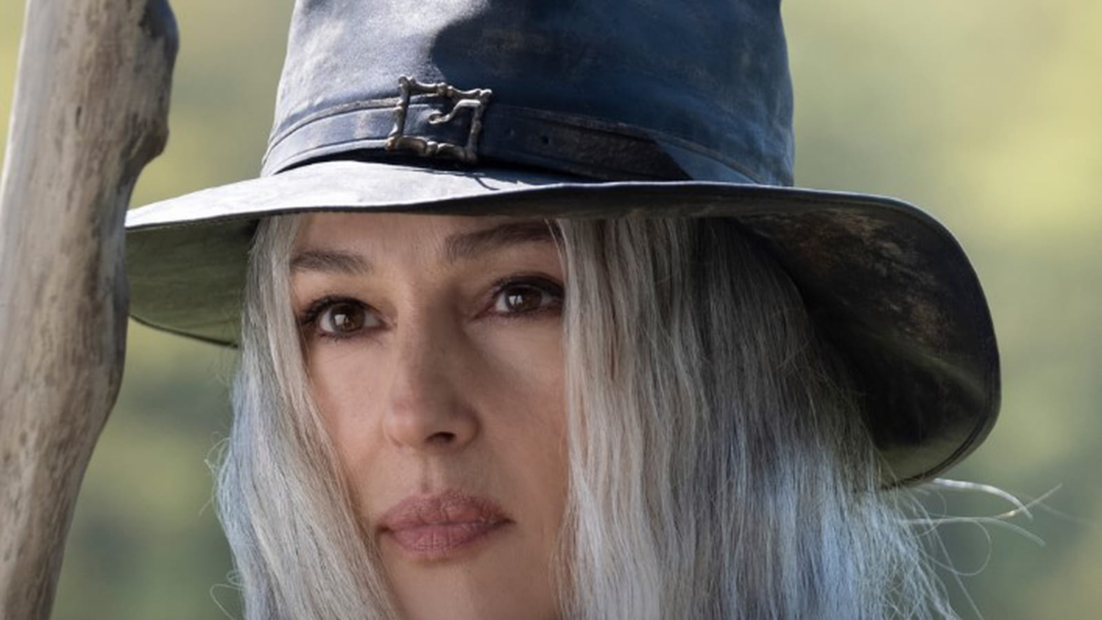 Monica Bellucci, avec ses cheveux blancs