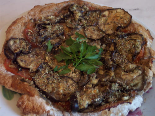 Tatin d'aubergine aux anchois