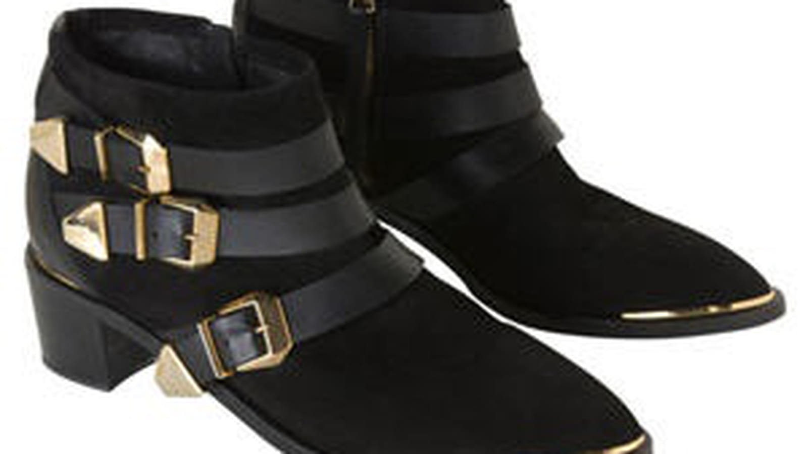 Boots en daim et cuir de The Kooples