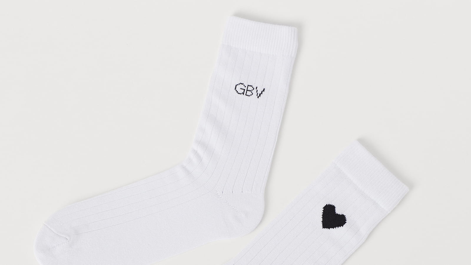 Chaussettes en maille côtelée 