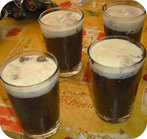Liégeois d'Amaretto aux 3 chocolats-céréales