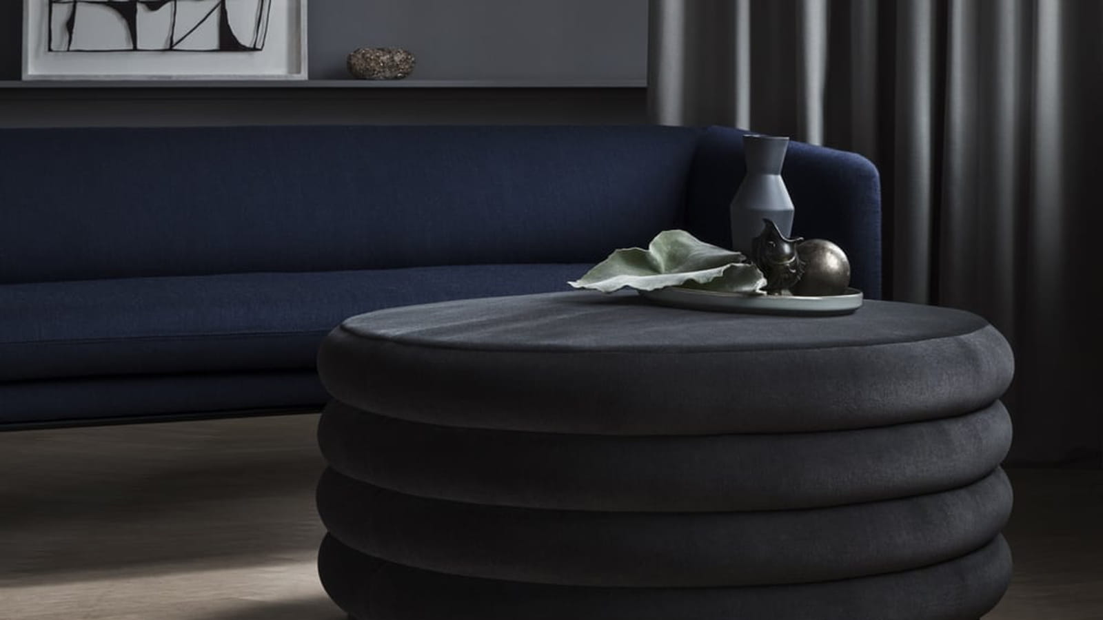 Pouf noir