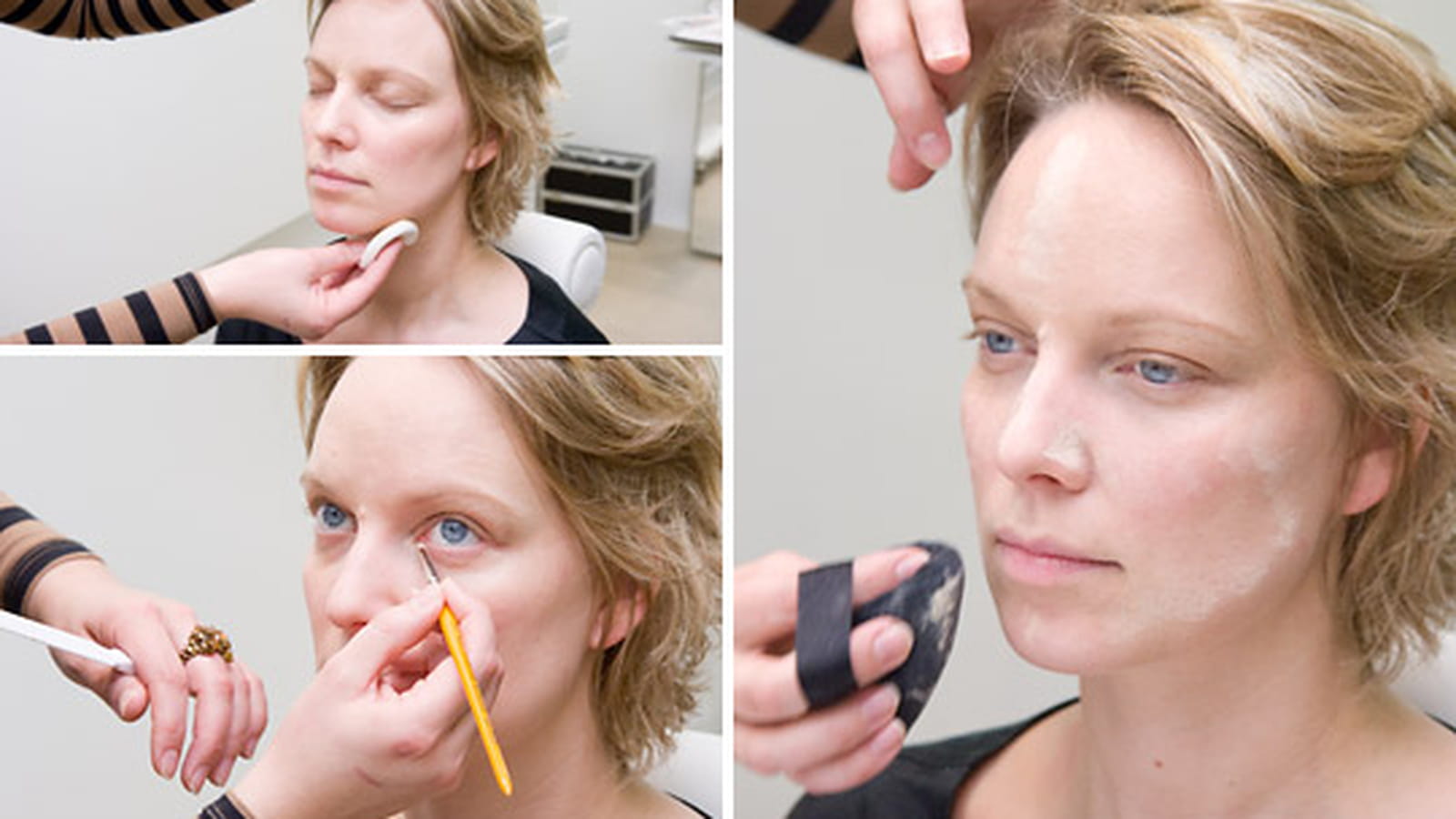 La séance de maquillage